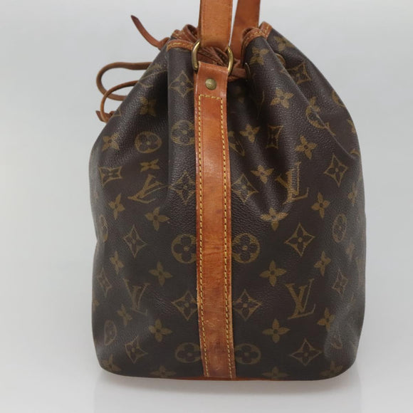 LOUIS VUITTON Monogram Petit Noe Shoulder Bag M42226 LV Auth 140210