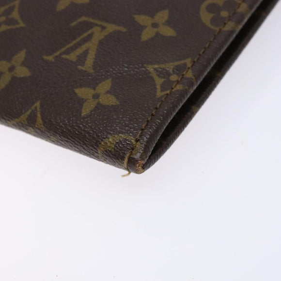 LOUIS VUITTON Monogram Posh Documents Clutch Bag M53456 LV Auth 140211