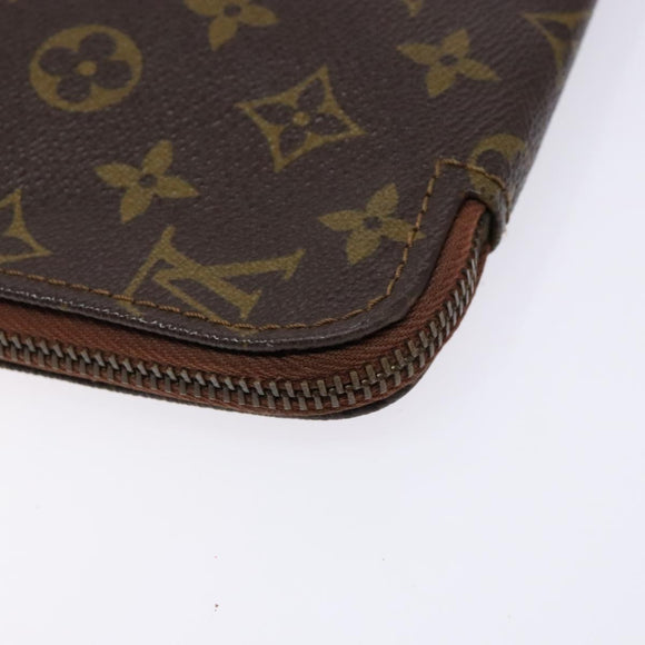 LOUIS VUITTON Monogram Posh Documents Clutch Bag M53456 LV Auth 140211