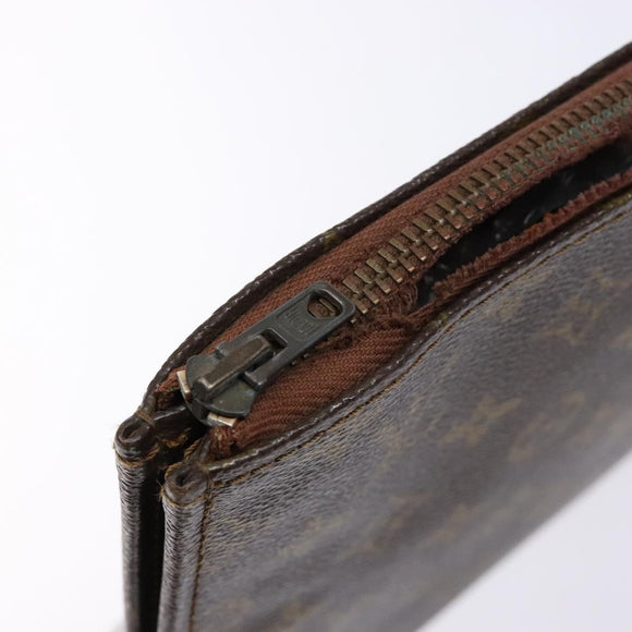 LOUIS VUITTON Monogram Posh Documents Clutch Bag M53456 LV Auth 140211