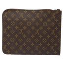 LOUIS VUITTON Monogram Posh Documents Clutch Bag M53456 LV Auth 140211-2