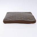 LOUIS VUITTON Monogram Posh Documents Clutch Bag M53456 LV Auth 140211-3