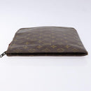 LOUIS VUITTON Monogram Posh Documents Clutch Bag M53456 LV Auth 140211-4