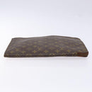LOUIS VUITTON Monogram Posh Documents Clutch Bag M53456 LV Auth 140211-6