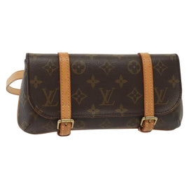 LOUIS VUITTON Monogram Pochette Marrell Waist Bag M51159 LV Auth 140216