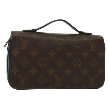 LOUIS VUITTON Monogram Macassar Zippy XL Long Wallet M61506 LV Auth 140217
