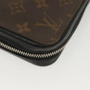 LOUIS VUITTON Monogram Macassar Zippy XL Long Wallet M61506 LV Auth 140217-14