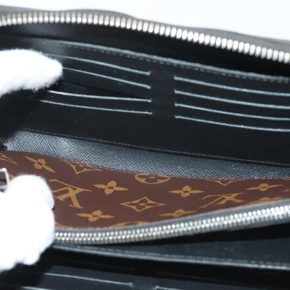 LOUIS VUITTON Monogram Macassar Zippy XL Long Wallet M61506 LV Auth 140217