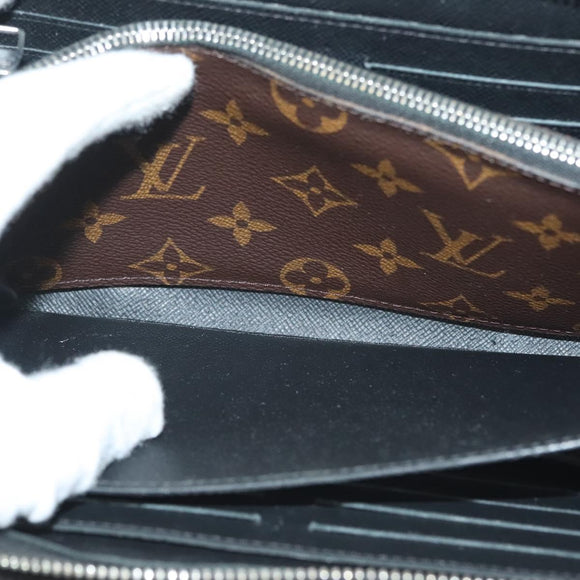 LOUIS VUITTON Monogram Macassar Zippy XL Long Wallet M61506 LV Auth 140217