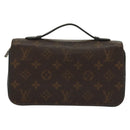 LOUIS VUITTON Monogram Macassar Zippy XL Long Wallet M61506 LV Auth 140217-2