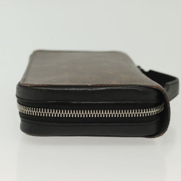 LOUIS VUITTON Monogram Macassar Zippy XL Long Wallet M61506 LV Auth 140217