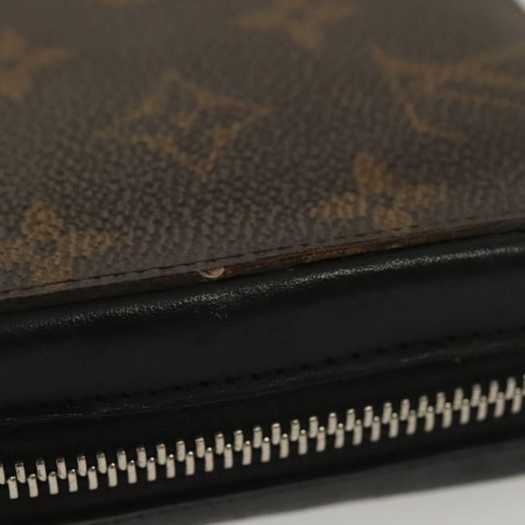 LOUIS VUITTON Monogram Macassar Zippy XL Long Wallet M61506 LV Auth 140217