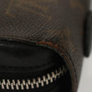 LOUIS VUITTON Monogram Macassar Zippy XL Long Wallet M61506 LV Auth 140217-6