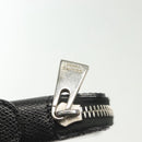 CELINE Travel Case Leather Black Silver Auth 140218-9