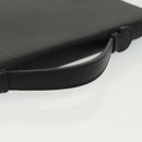 CELINE Travel Case Leather Black Silver Auth 140218-7
