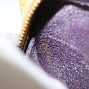 LOUIS VUITTON Epi Dauphine PM Pouch Yellow M48449 LV Auth 140220-12