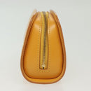 LOUIS VUITTON Epi Dauphine PM Pouch Yellow M48449 LV Auth 140220-3