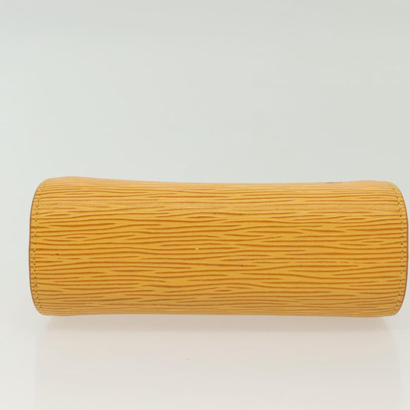 LOUIS VUITTON Epi Dauphine PM Pouch Yellow M48449 LV Auth 140220