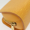 LOUIS VUITTON Epi Dauphine PM Pouch Yellow M48449 LV Auth 140220-7