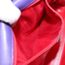 CELINE Hand Bag Leather 2way Purple Gold Auth 140223-22