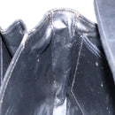 CELINE Shoulder Bag Leather Black Gold Auth 140224-12