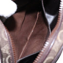 CELINE C Sulky Shoulder Bag Canvas Brown Auth 140225-20