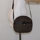 CELINE C Sulky Shoulder Bag Canvas Brown Auth 140225-22