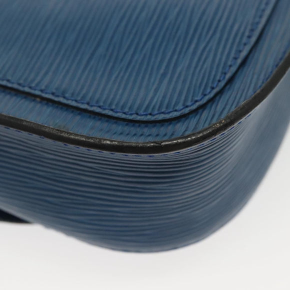 LOUIS VUITTON Epi Saint Cloud PM Shoulder Bag Blue M52195 LV Auth 140230