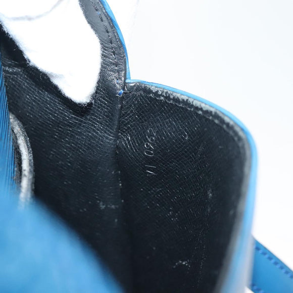 LOUIS VUITTON Epi Saint Cloud PM Shoulder Bag Blue M52195 LV Auth 140230