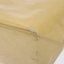 LOUIS VUITTON Monogram Vernis Reade PM Hand Bag Beige M91334 LV Auth 140231-8