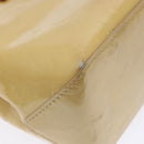 LOUIS VUITTON Monogram Vernis Reade PM Hand Bag Beige M91334 LV Auth 140231-17