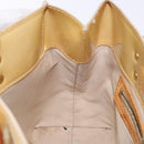 LOUIS VUITTON Monogram Vernis Reade PM Hand Bag Beige M91334 LV Auth 140231-21