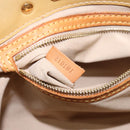 LOUIS VUITTON Monogram Vernis Reade PM Hand Bag Beige M91334 LV Auth 140231-12
