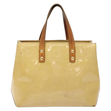 LOUIS VUITTON Monogram Vernis Reade PM Hand Bag Beige M91334 LV Auth 140231 - 0