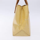 LOUIS VUITTON Monogram Vernis Reade PM Hand Bag Beige M91334 LV Auth 140231-3