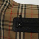 Burberrys Nova Check Shoulder Bag Canvas Leather Beige Auth 140233-18