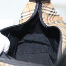 Burberrys Nova Check Shoulder Bag Canvas Leather Beige Auth 140233-20