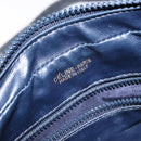 CELINE C Sulky Shoulder Bag Canvas Navy Auth 140236-19