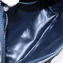 CELINE C Sulky Shoulder Bag Canvas Navy Auth 140236-12