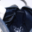 CELINE C Sulky Shoulder Bag Canvas Navy Auth 140236-20