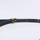 CELINE C Sulky Shoulder Bag Canvas Navy Auth 140236-8