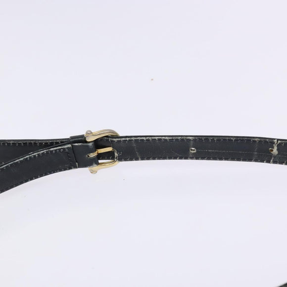 CELINE C Sulky Shoulder Bag Canvas Navy Auth 140236