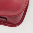 LOEWE Pouch Leather Gold Pink Auth 140238-15