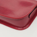 LOEWE Pouch Leather Gold Pink Auth 140238-14