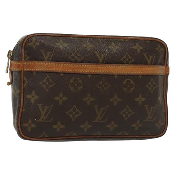 LOUIS VUITTON Monogram Compiegne 23 Clutch Bag M51847 LV Auth 140245