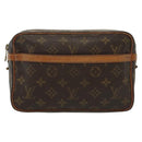 LOUIS VUITTON Monogram Compiegne 23 Clutch Bag M51847 LV Auth 140245-2