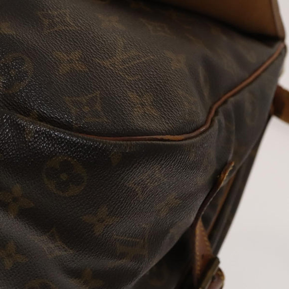 LOUIS VUITTON Monogram Saumur 35 Shoulder Bag M42254 LV Auth 140247