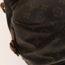LOUIS VUITTON Monogram Saumur 35 Shoulder Bag M42254 LV Auth 140247-16