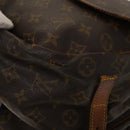 LOUIS VUITTON Monogram Saumur 35 Shoulder Bag M42254 LV Auth 140247-9