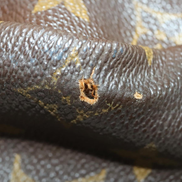 LOUIS VUITTON Monogram Saumur 35 Shoulder Bag M42254 LV Auth 140247